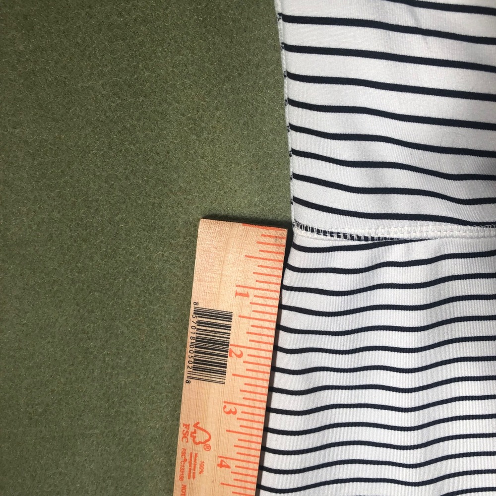 Athletic Works Active Dress Women XL White Black Striped Racerback Summer - Picture 13 of 15